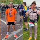 The three West Sussex firefighters who completed the London Marathon. Picture from West Sussex County Council SUS-210510-175033001