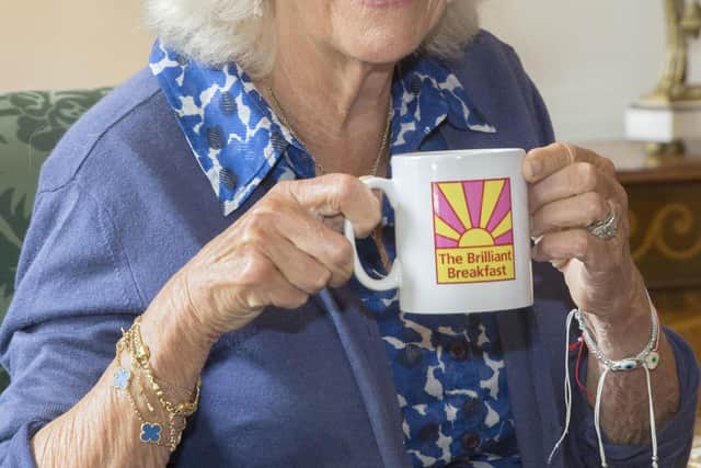 The Duchess of Cornwall hosted a breakfast-themed tea at Clarence House to raise awareness of The Brilliant Breakfast
