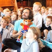Joe Wicks visits Cottesmore School as part of his book tour.