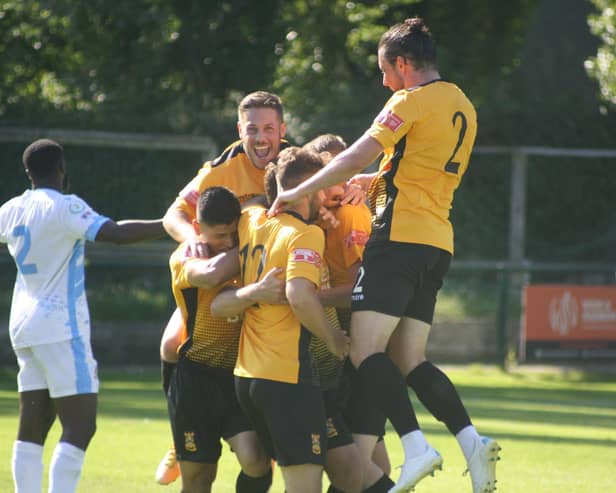A late Mason Doughty goal saw Three Bridges record a 1-0 home win over West Sussex rivals Chichester City on Tuesday evening in the Isthmian South East. Picture by Cory Pickford