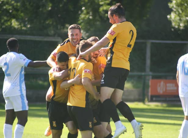 A late Mason Doughty goal saw Three Bridges record a 1-0 home win over West Sussex rivals Chichester City on Tuesday evening in the Isthmian South East. Picture by Cory Pickford
