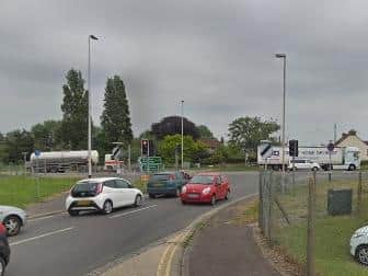 A public notice had been issued by West Sussex County Council, stating that Oving Road would close at the junction with the A27 Chichester Bypass. Photo: Google Street View