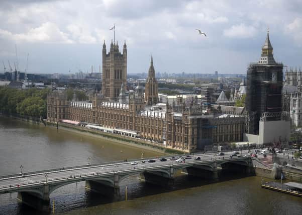 Westminster and Houses of Parliament (Photo by DANIEL LEAL-OLIVAS/AFP via Getty Images)