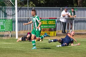 Chi City soon found their goal touch against Frimley Green in the FA Cup | Picture: Neil Holmes