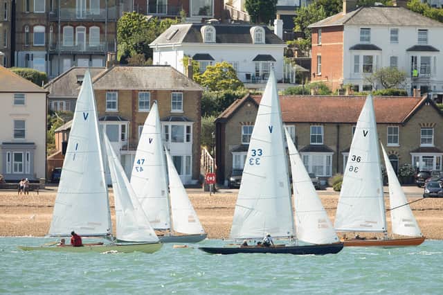 Images of Sunbeams and XODs who made their way from Itchenor to Cowes Week | Pictures: Chris Hatton