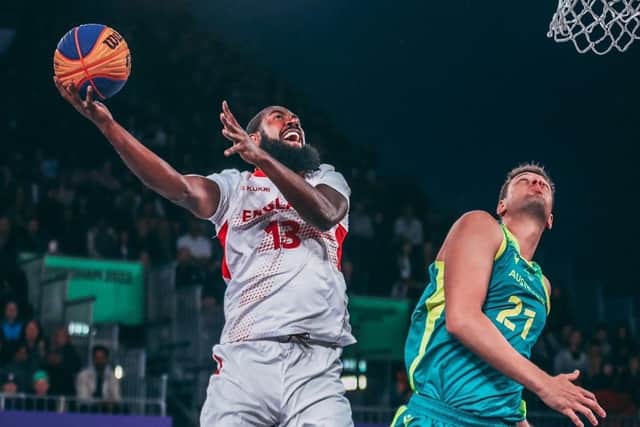 Orlan Jackman of Worthing Thunder helped England win Commonwealth gold | Picture: Basketball England