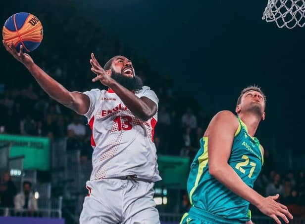 Orlan Jackman of Worthing Thunder helped England win Commonwealth gold | Picture: Basketball England