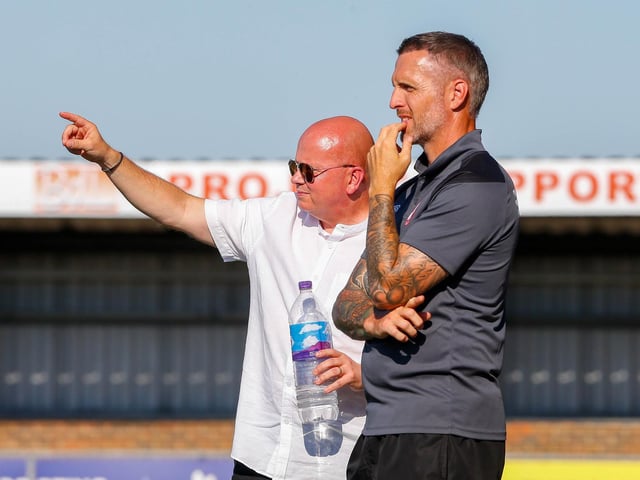 Action and goals from Eastbourne Borough's 4-3 home defeat to Bath City in National South at Priory Lane | Pictures: Nick and Lydia Redman