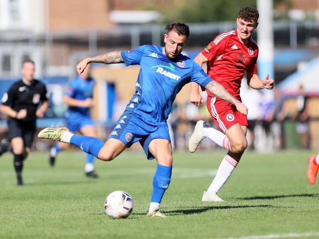 Action and celebrations from Worthing FC's 4-2 National League South win at Welling | Pictures: Mike Gunn