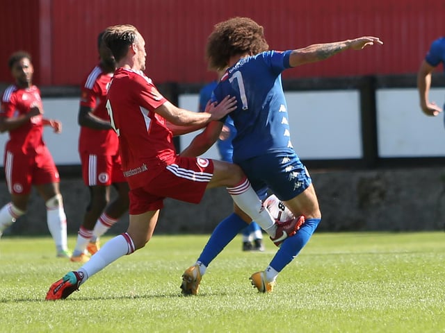 Action and celebrations from Worthing FC's 4-2 National League South win at Welling | Pictures: Mike Gunn