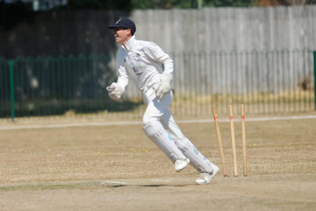 Action and wickets from Worthing CC's seven-wicket win at home to Billingshurst in division three west of the Sussex Cricket League | Pictures: Stephen Goodger