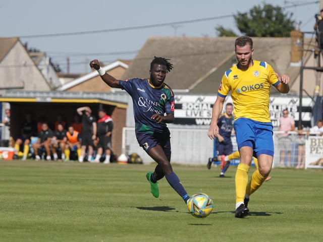 Action from Horsham FC's win at Canvey Island FC in the Isthmian premier division | Pictures: John Lines