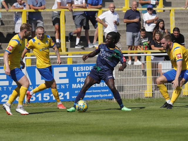 Action from Horsham FC's win at Canvey Island FC in the Isthmian premier division | Pictures: John Lines