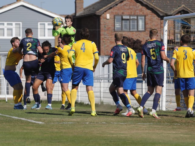 Action from Horsham FC's win at Canvey Island FC in the Isthmian premier division | Pictures: John Lines