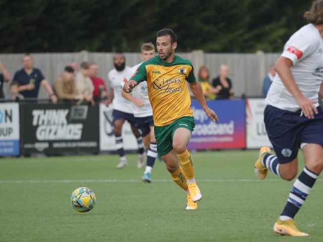 Action and celebrations from Horsham's 5-0 win at home to Corinthian-Casuals in the Isthmian premier division | Pictures: John Lines