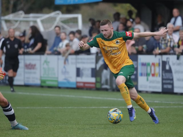 Action and celebrations from Horsham's 5-0 win at home to Corinthian-Casuals in the Isthmian premier division | Pictures: John Lines