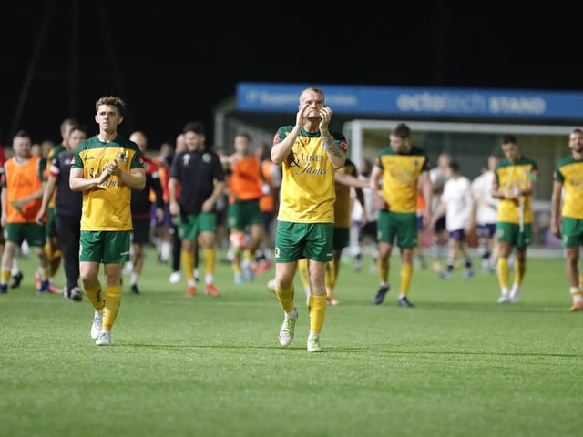 Action and celebrations from Horsham's 5-0 win at home to Corinthian-Casuals in the Isthmian premier division | Pictures: John Lines