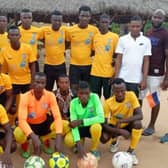 Eastbourne Town kits have been donated to a community in Sierra Leone