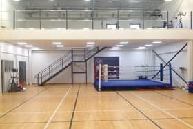 The Army boxing gym at Aldershot