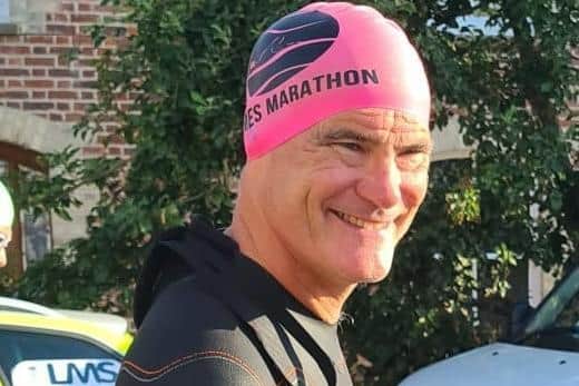 Steve McMenamin at Thames Marathon Swim at Henley
