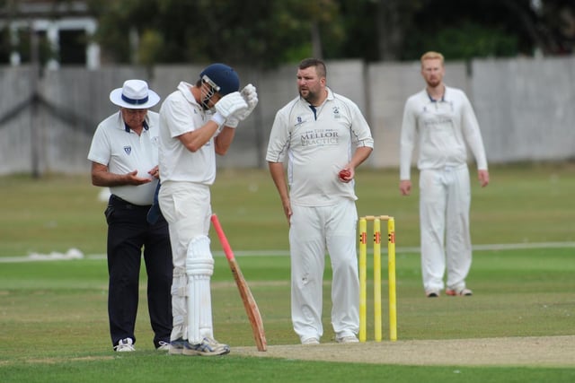 Action from Littlehampton's vital two-wicket win at home to Broadwater in division three west of the Sussex League | Pictures: Stephen Goodger