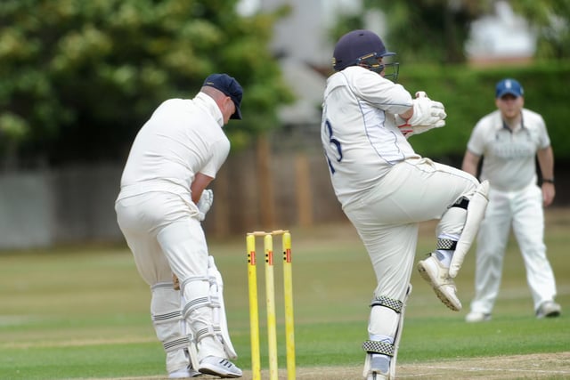 Action from Littlehampton's vital two-wicket win at home to Broadwater in division three west of the Sussex League | Pictures: Stephen Goodger