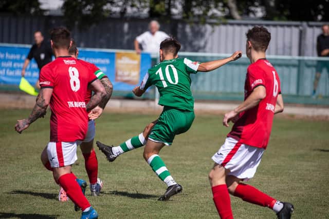 Chi City on the attack in the Cup v Knaphill | Picture: Neil Holmes