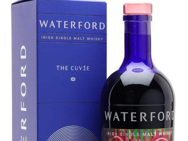 Waterford believe barley is ‘king’ and the flavours are influenced by where it’s grown. Along with being a single malt, their whiskies are single farm, meaning each crop is harvested and distilled separately.
One for the whisky lover who’s tried everything, their Cuvée is an assemblage of single malts, each expressing its own DNA. The use of mature stocks makes for a complex, slightly spicy whisky, with gingerbread and clove in the driving seat, dried fruit flavours mingling with apples, lemon zest, marmalade, ever-present biscuity notes and finish as long as a runway.