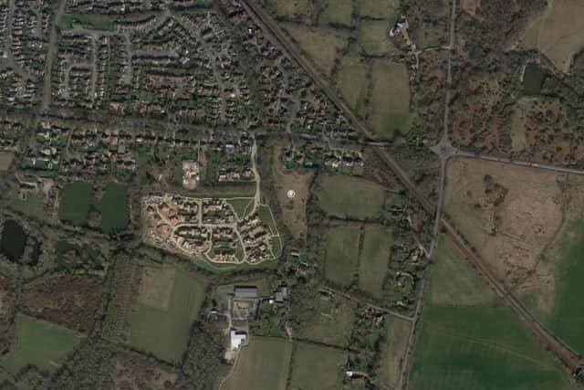 DM/23/0532: Land Rear Of 96 Folders Lane, Burgess Hill. Development of 40 dwellings (including 12 affordable homes) with access from Phase 1. Provision of car parking, access roads and landscaping. (Photo: Google Maps)