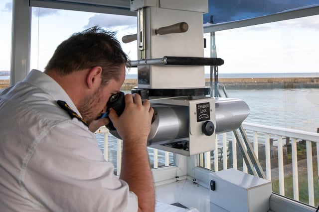 Keeping a close watch on the coast for people and vessels in distress