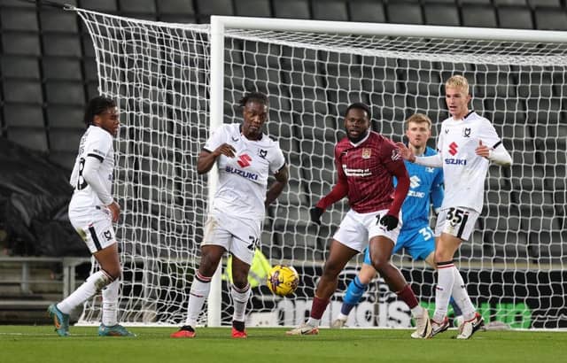 MK Dons have won 26 points at the 60 minute mark this season.