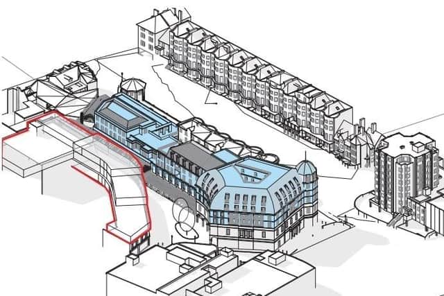 Proposed new flats in Worthing town centre