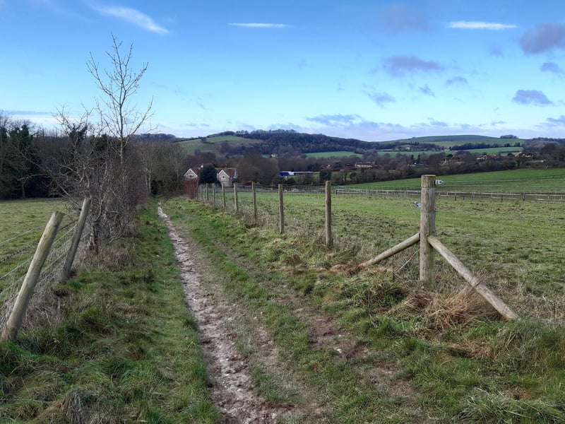 Take time to pause to look around, as there is a wonderful view as you walk.