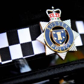 Sussex Police were spotted at Brighton beach on the evening of Friday, October 23. Photo: Iconic Media Group