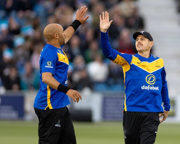 Tymal Mills took another four wickets for Sussex in Cardiff but it was to no avail | Picture: Eva Gilbert