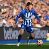 Solly March of Brighton & Hove Albion missed out at Manchester United