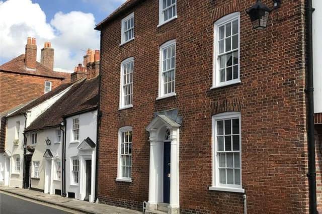 Wonderful Grade II listed six-bedroom property for sale in the heart of Chichester: exterior