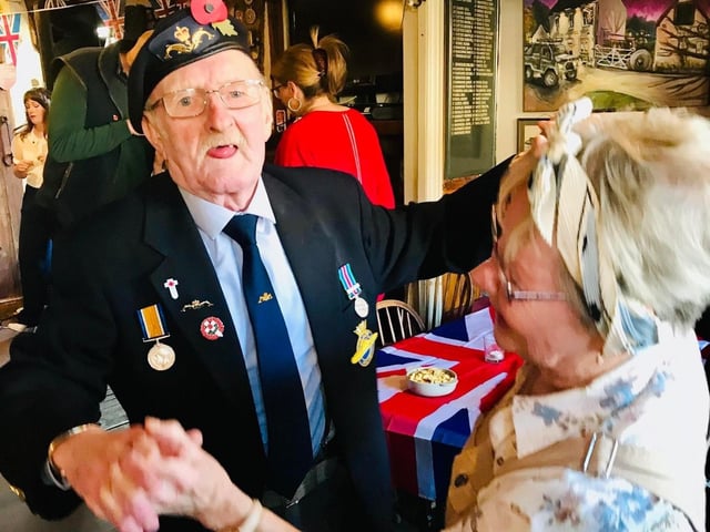 Managers Steve Rowntree and Jennie Cooper welcomed guests to the World War Two themed gathering, with all money collected from donations given to boost the Royal British Legion Poppy Appeal coffers