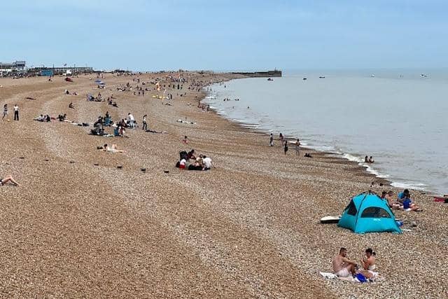 Hastings enjoys sunny Saturday