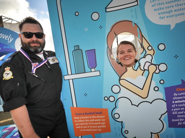 Start of Airbourne 2024 on August 15 in Eastbourne - Static displays on Western Lawns as the event opened to the public.