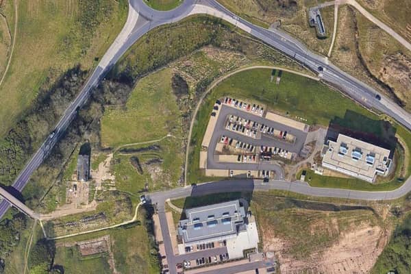 Plans have been submitted for new McDonald’s and Starbucks drive-thrus in Bexhill on land to the west of Glovers House in Glovers End. Image: Google