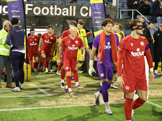 Action from Worthing's National League South win at Farnborough