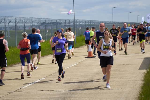 The Run Series event, which this year also offered a 10km race option, took runners closer to a live airfield than any other running event in the UK, with the route travelling along Perimeter Road South, adjacent to London Gatwick’s main runway.