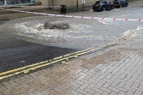 A reader's picture of floods in the town centre