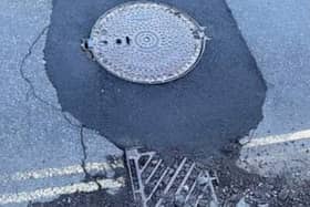 West Sussex County council release statement on the state of pothole repairs in Crawley. Credit: Spotted:Crawley