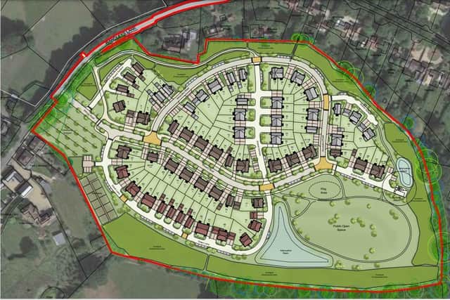 Walberton 95 Homes Development indicative layout (Credit: Arun planning portal)