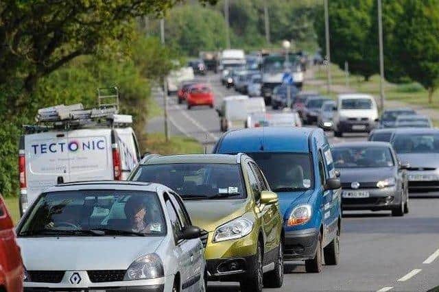 A lane on the A27 westbound is set to be closed