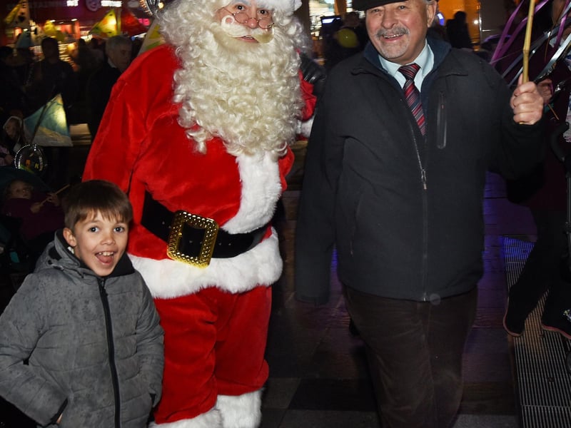 CHIME Parade and Christmas Tree Lights in Crawley, UK (Photo by Jon Rigby)