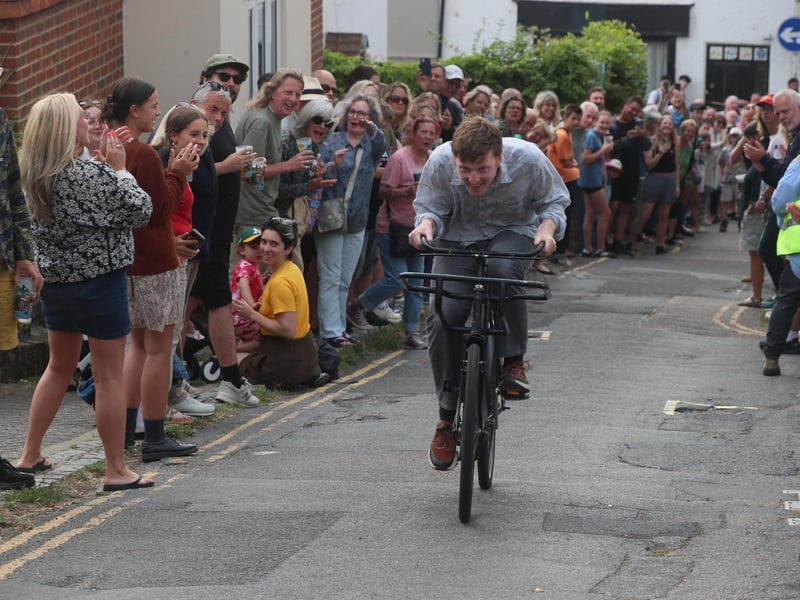 Hastings Old Town Carnival Week 2024: Bike Race. Photo by Roberts Photographic.