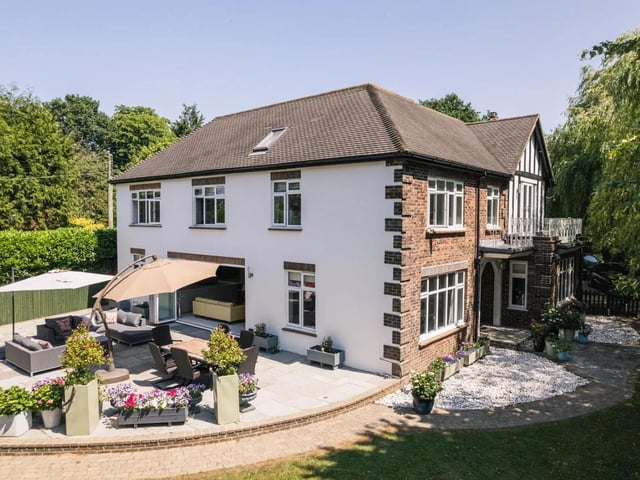 Bridge Hall Farm is a 1930s detached home of nearly 2,700 sq ft